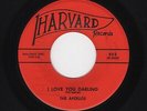 '59 R&B/DooWop APOLLOS I Love You Darling/Bandstand Baby HARVARD M- HEAR