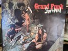 GRAND FUNK (RAILROAD) SURVIVAL LP 1971 UK CAPITOL 1ST 1/1 AMAZING TEXT'D SLEEVE