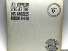 Led Zeppelin Live_ LA FORUM 1972 RECORD    Vinyl Acetate Album Rubber Dubber