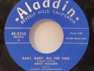 Amos Milburn BABY BABY ALL THE TIME / GLORY OF LOVE (DOO WOP 45) #3248 PLAYS VG+