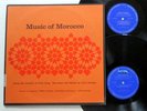 PAUL BOWLES 2xLP Music Of Morocco on Library Of Congress folk RARE  A2705