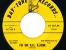 FABULOUS FLAMES So All Alone / Lover BAY-TONE Doo Wop Rocker R&B RnB 45 Hear