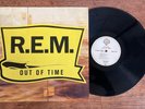 R.E.M Out Of Time Vinyl Record 1991 Warner Bros 7599-26496-1 A2/B2 + Inner REM