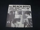 GIRL DONT TELL ME / BARBARA ANN THE BEACH BOYS PICTURE SLEEVE ONLY Z7759