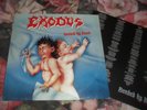 EXODUS -BONDED BY BLOOD-  AWESOME  LTD EDITION LP VINYL BLUE PRESS 2000