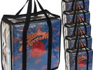 Evelots LP Vinyl Record Case-Storage-Carry 216 Album Total-No Dust/Scratch-Set/6