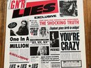 Guns N' Roses G N' R Lies RARE out of print vinyl LP record '88