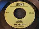 THE DELCO'S Arabia/These Three Little Words EBONY DOO WOP/NORTHERN SOUL 45 HEAR
