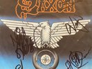 Saxon - Wheels Of Steel Signed Autographed 7 Inch Vinyl