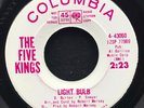 Light Bulb/Don't Send Me Away by The Five Kings (Columbia 4-43060) 7