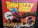 Thin Lizzy The Adventures of 1981 UK RARE  CLEANED E.C. MENZIES STICKERS WOW