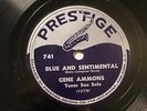 MODERN JAZZ GENE AMMONS SONNY STITT ART BLAKEY Blue &Sentimental PRESTIGE 741 E+
