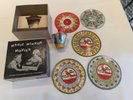 Vintage Red Raven Magic Mirror Movies Original box 5 records and Mirror