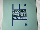 New Order Movement Vinyl Lp Original UK IMPORT 1981 Carlton 1st Pressing Fact 50