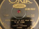 78 Rpm Prewar Blues Lonnie Johnson Okeh 8768 E- Condition