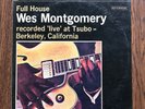 Wes Montgomery Full House 1962 Vinyl 60s 50s Hard Bop LP American Jazz Guitarist