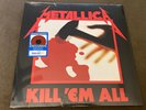 METALLICA Kill 'Em All ENGINE RED Vinyl LP 2021 WALMART Exclusive MINT OOP