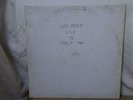 Lou Reed:  Live In Italy 1980  LP  WHITE VINYL/WHITE LABEL