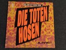 LP - Die Toten Hosen - Bis zum bitteren Ende - LIVE   - mit Schablone und Promo