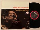 PAUL GONSALVES Tell It The Way It Is Johnny Hodges Walter Bishop Jr RVG LP