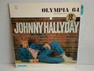 JOHNNY HALLYDAY . 33 Tours original Olympia 64 ( + Languette / Stickers Prix )