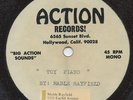 Rare Pop Song Poem Acetate 45 - Unknown Male Vocal - Toy Piano