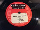 LEE ANDREWS & HEARTS Rainbow 252-Maybe You'll Be There/Baby Come Back DOO-WOP 78