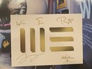 Arcade Fire signed postcard with WE vinyl new autographed