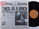 JETHRO TULL Thick As A Brick REPRISE MS-2072 LP VG+ gatefold w/ attached paper v