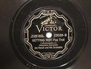 JAZZ JOE VENUTI ORCH Getting Hot / DAVE NELSON VICTOR 23039  EE-