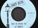 LEE ANDREWS & HEARTS: can't do without you / oh my love LOST NITE 7