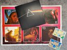 PINK FLOYD - DARK SIDE OF THE MOON LP - 1973 UK SHVL 804  Poster + Stickers