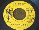 The Triangles - My Oh My / Really I Do 45 rpm Doo wop on FIFO
