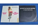 Vinyl 7 Inch Singles X2 Queen Bicycle Race / Fat Bottomed Girls & Under Pressure