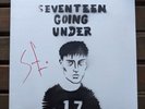 Sam Fender LP Signed Seventeen Going Under. Sprayed sleeve - Vinyl - Sealed