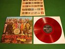 Beatles Sgt. Peppers Japan LP 1st press 1967 red vinyl Odeon OP-8163