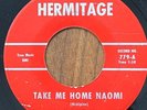 X. LINCOLN Take Me Home Naomi HERMITAGE ROCKABILLY 45