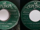 DEL SHANNON HATS OFF TO LARRY 1961 SPANISH TITLES GREEN LONDON LBL CHILEAN PRESS