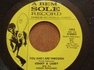 Kenny & Larry You and I Are Through ORIGINAL rare Northern Soul Funk Psych fuzz