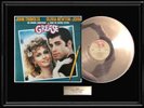GREASE OLIVIA NEWTON JOHN TRAVOLTA LP WHITE GOLD PLATINUM TONE RECORD ALBUM
