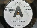 The Honeycombs - Have I The Right? A Label Pye Promo 1964 Joe Meek RGM