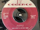 ROCKABILLY Link Wray and His Ray Men Rumble / The Swag 7