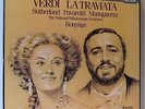 SUTHERLAND, PAVAROTTI, MANGUERRA, BONYNGE verdi la traviata 3X LP BOX SET vinyl,
