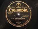 COUNTRY CHUMBLER FAMILY AUTO HARP GTR If He Should Come Again COLUMBIA 15513  E+