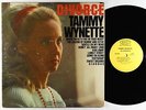 Tammy Wynette - D-I-V-O-R-C-E LP - Epic VG+ Autograph