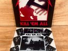 METALLICA KILL 'EM ALL MEGAFORCE 1ST PRESS 1983 COVER & INNER SLEEVE ONLY NO LP