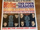 Beatles vs Four Seasons 2 LPs VJ Vee Jay 1062 & 1065 NO POSTER - Fair Condition