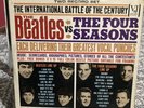 THE BEATLES vs THE FOUR SEASONS Original '64 Double VJ LP  Vee Jay Rare Album