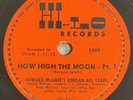 Howard McGhee 1952 BOP JAZZ 78 How High The Moon Pts 1 & 2 HI-LO Label EX #A001