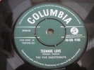 THE FIVE CHESTERNUTS (THE SHADOWS) Teenage Love  1958  COLUMBIA   VG+
